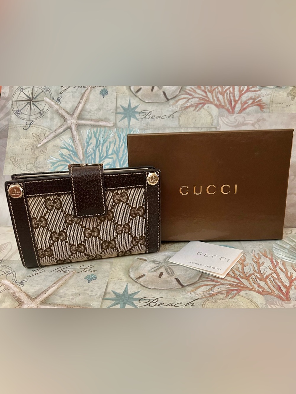 Gucci GG Canvas Bi-Fold Wallet